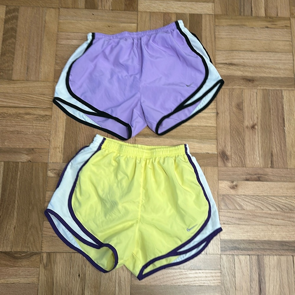 2 pairs Nike Tempo Shorts